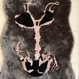 Victoria’s Secret grey tab teddy